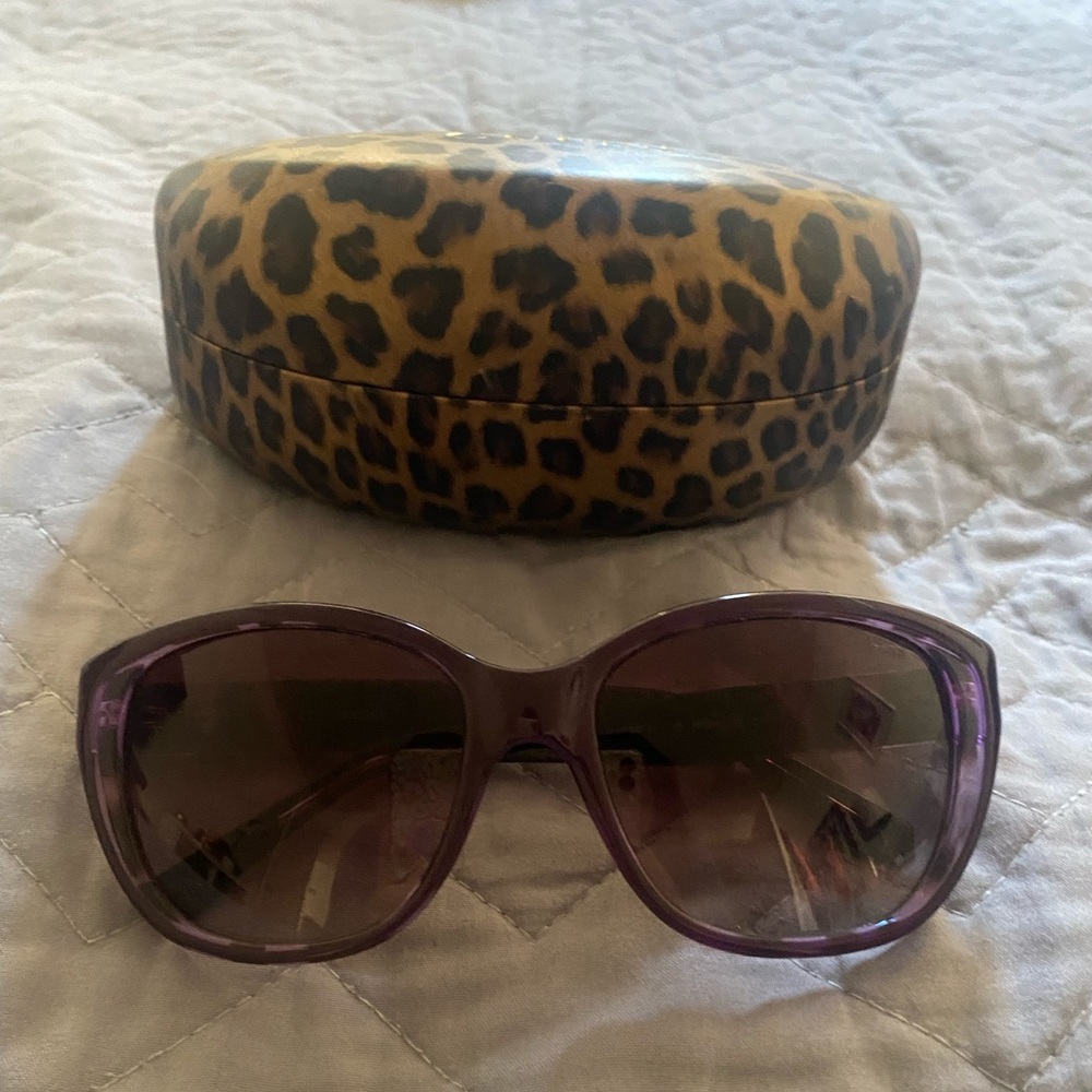 Guess purple sunglasses